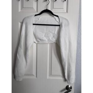 New Cropped Open Front Shrug Size XS